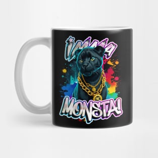 Imma Monsta! PANTHER | Blacktee | by Asarteon Mug